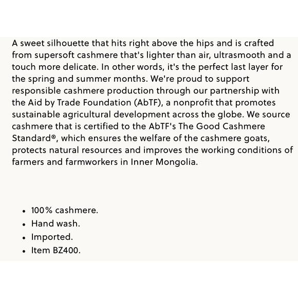 J. Crew Featherweight Cashmere Cardigan in Black NWT Size Medium - Picture 7 of 8